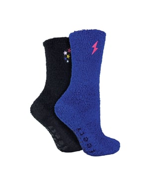 Paquete de 2 Calcetines de Lounge Acogedores para Damas para Dormir