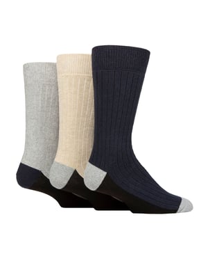 Paquete de 3 calcetines de bota informales para hombres para todas las estaciones