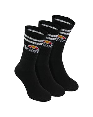 Paquete de 3 pares de calcetines deportivos para hombre con logo Vulloni en jacquard