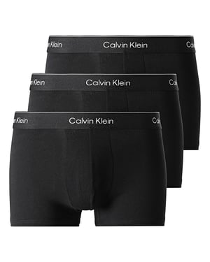 Calvin Klein Paquete de 3 Calzoncillos Boxer Icon Stretch Negros