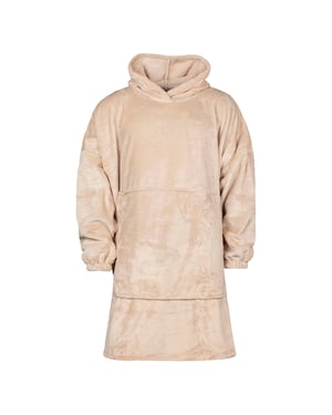 Sudadera con capucha de felpa cálida y extragrande - Snoodie extra largo para mayor comodidad