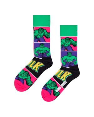 Calcetines de novedad Marvel The Hulk para hombres | Idea de regalo