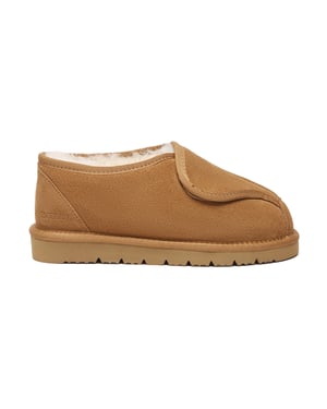 Zapatillas de piel de oveja ajustables de musgo para hombres de EVER AU Australia