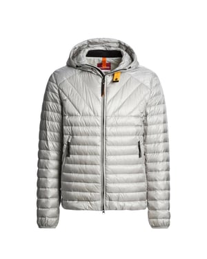 Chaqueta Con Capucha Plateada Miroku De Parajumpers