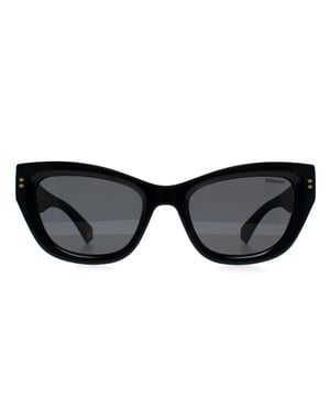 Polaroid Cat Eye Womens Negro Gris Polarizado PLD 6237/S/X