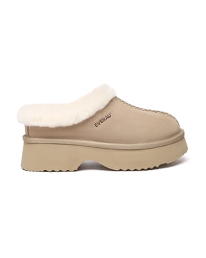 Botas de tobillo de plataforma gruesa de piel de oveja Savanna para mujeres de EVER AU Australia