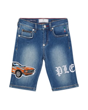 Denim Shorts Formentera Cars Racing