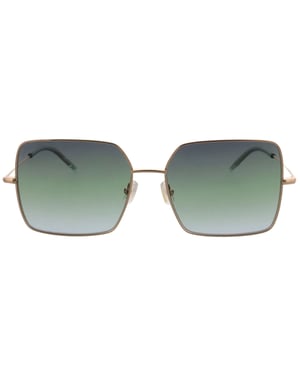 Gafas de sol Hugo Boss con montura de metal en oro rosa y lentes grises y verdes