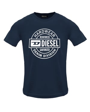 Camiseta Total Eclipse Con Logotipo Circular De Diesel Hardware