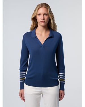 North Sails Sweater V-neck aloe vera