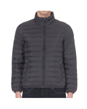 Chaqueta Acolchada Gris De Armani Jeans