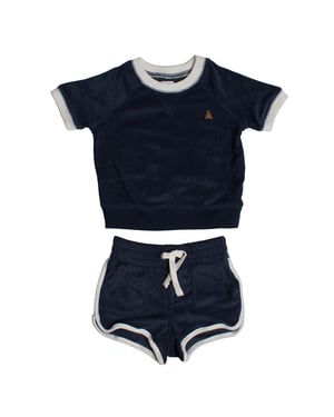 Conjunto de Camiseta y Pantalón Corto de Toalla 869450 para Bebé