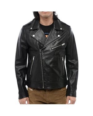 Chaqueta De Cuero Negra Diesel L-garrett-r