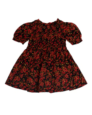 Vestido Fruncido Manga Corta 780201 para Bebé Niña