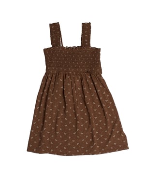 Vestido Fruncido de Tirantes 813625 para Niña