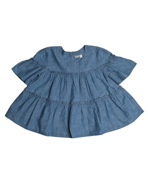 Blusa Manga Corta de Volantes 856269 para Niña