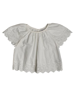 Blusa Bordada Manga Corta 813299 para Niña