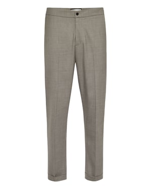 Wool Wide Leg Trousers
