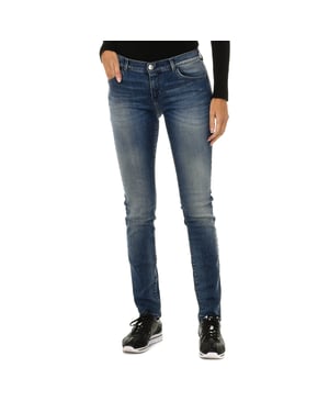 Pantalones Largos Tejanos 6X5J23-5D0FZ para Mujer