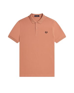 Polo Liso Color Óxido Claro De Fred Perry