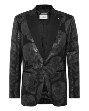 Jacquard Lord Fit Blazer All Over Skull
