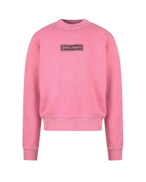 Sudadera Con Cuello Redondo Y Logo De Caja Gd De Palm Angels, Color Rosa