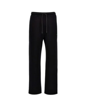 Pantalones Deportivos Negros Con Estampado Moon Tab De Off-white