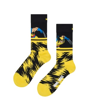Calcetines para hombres Wolverine | Calcetines de superhéroe Marvel X-Men | Idea de regalo