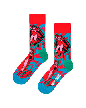 Calcetines de novedad de la Mujer Maravilla de Marvel para hombres | Idea de regalo