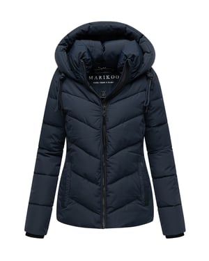 Chaqueta de invierno Marikoo Sahnemausii XVI para mujer con capucha desmontable
