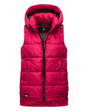 Marikoo chaleco acolchado mujer – Zarinaa ligero con capucha desmontable