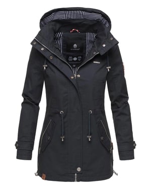 Chaqueta ligera de entretiempo Marikoo para mujer con capucha desmontable