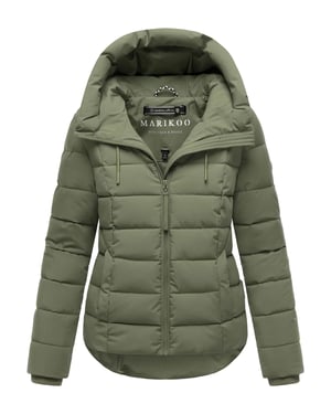 Chaqueta acolchada de invierno Marikoo Tayenaa para mujer con capucha y bolsillos forrados