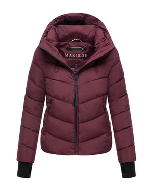 Chaqueta acolchada de mujer Marikoo Yukanii con capucha y ajuste femenino