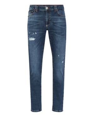 Destroyed Slim Fit Jeans