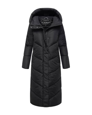 Abrigo acolchado de invierno Marikoo Ranjaa para mujer con capucha y detalles reflectantes