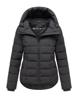 Chaqueta acolchada de invierno Marikoo Tayenaa para mujer con capucha y bolsillos forrados