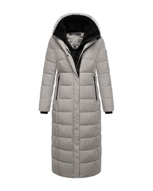 Abrigo acolchado Marikoo Pakoraa para mujer con cuello de peluche desmontable