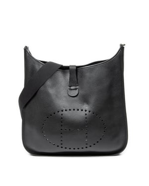 Hermès Evelyne II TGM en Negro Piel de becerro