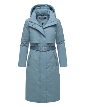Parka de invierno para mujer WALDBUMMLER de Navahoo – impermeable y elegante con cinturón