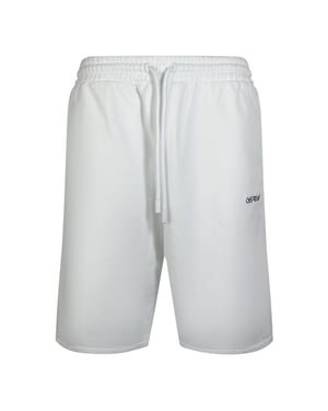 Pantalones Cortos Deportivos De Skate Off-white Stitch Diags En Blanco