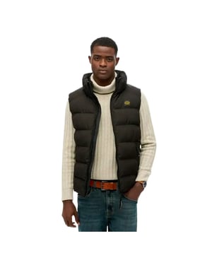 Chaqueta acolchada sin mangas Essential de Superdry para hombre