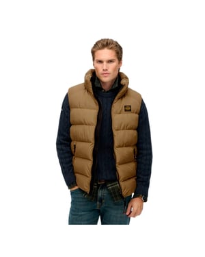 Chaqueta acolchada sin mangas Essential de Superdry para hombre