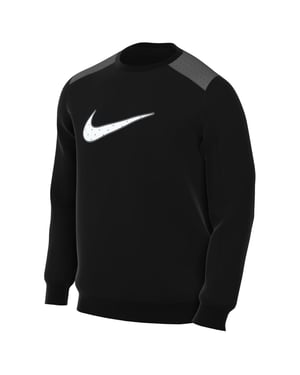 Suéter Negro Con Logo Swoosh Grande De Nike