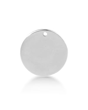 Colgante de plata esterlina 925 bañado en rodio - Anillo Luxenter