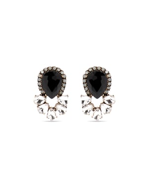 Pendientes Luxenter con cristal multicolor y acabado en oro de 18k - Likore