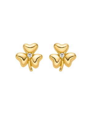 Pendientes Luxenter con Zirconia Brillante y acabado en oro de 18k - Furne