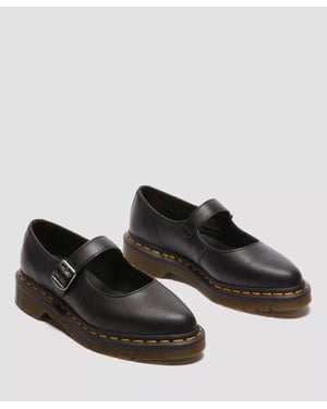 Zapatos Negros de Mujer Dr. Martens Elphie Mary Jane de Cuero Virginia