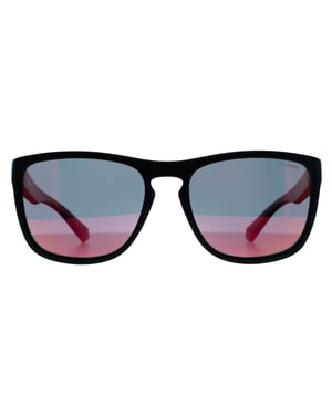 Polaroid Cuadradas Unisex Negro Rojo Multicapa Polarizadas PLD 2161/S