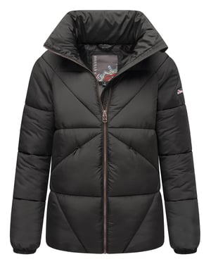 Chaqueta acolchada invierno mujer Navahoo Schokolinaa con cuello alto